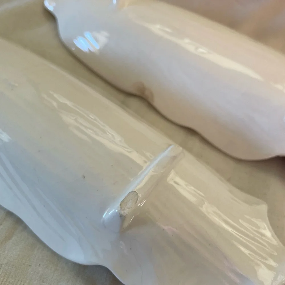 Ceramic Corn on the Cob Serving Set